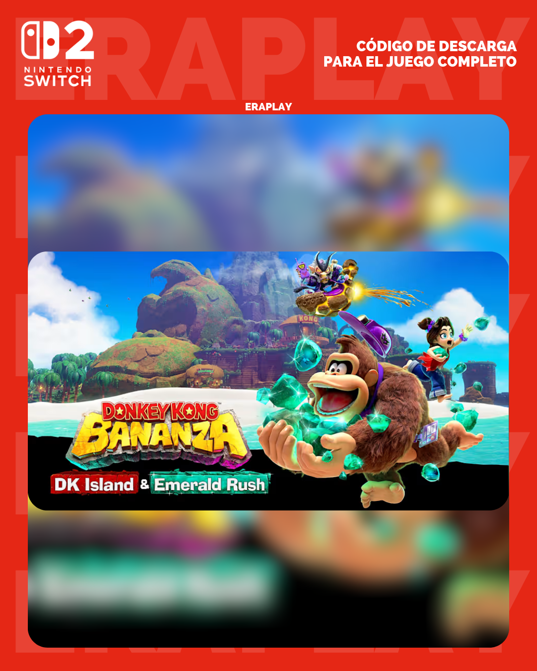Donkey Kong Bananza: Isla de DK + Caza de esmeraldas
